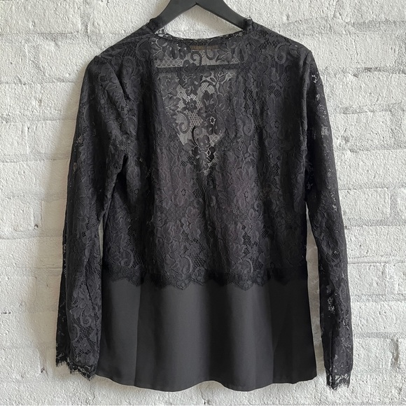 House of Harlow 1960 X REVOLVE Lace Cleo Blouse/Jacket in Black - Picture 5 of 9